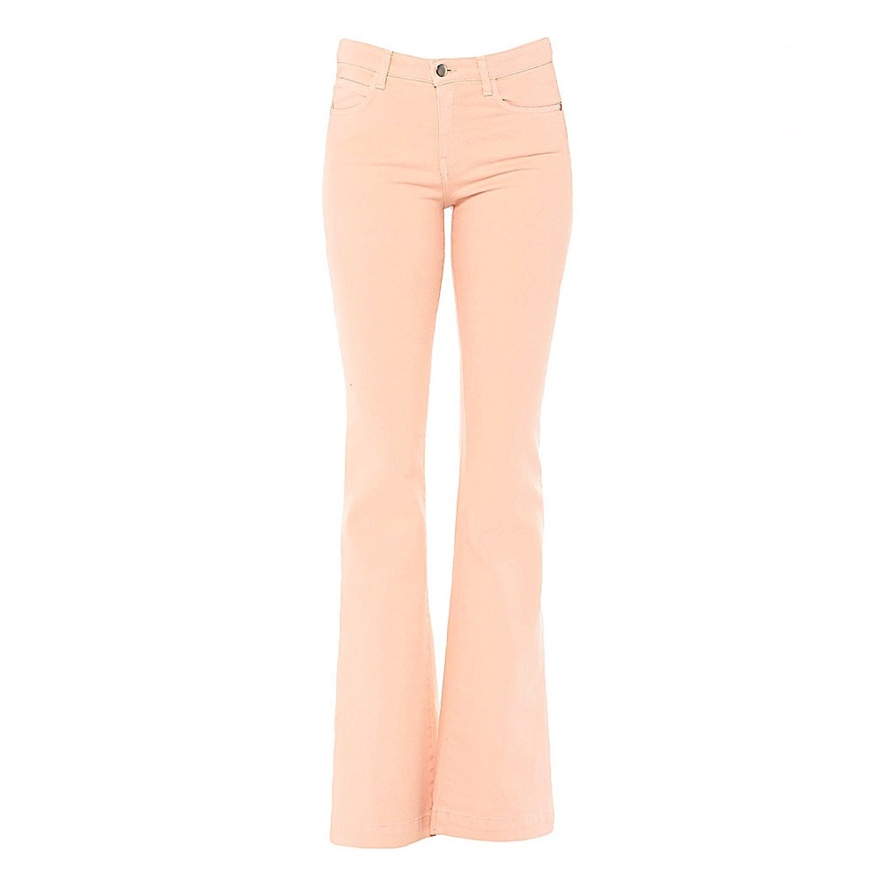 L’AUTRE CHOSE flared denim pants in peach SZ 28